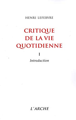 Critique de la vie quotidienne, tome 1 : Introduction von TASCHEN