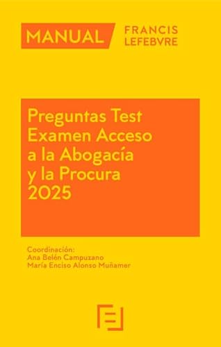 Manual Preguntas Test Acceso a la Abogacía y la Procura 2025