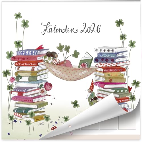 Broschürenkalender Hängematte 2026: Mohnblumen von Grätz Verlag GmbH