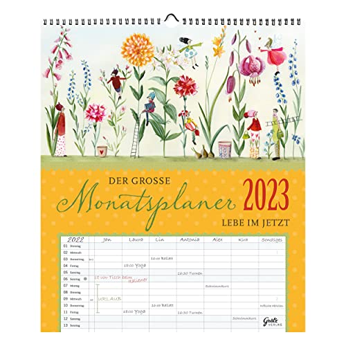 Großer Monatsplaner 2023