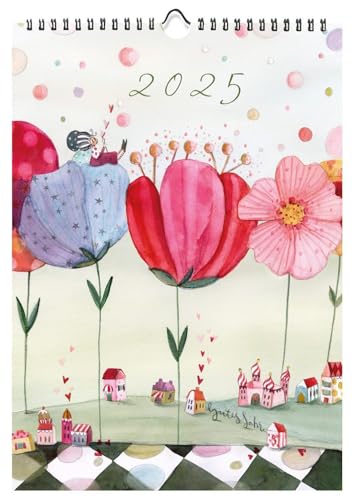 Wochenplaner 2025: Mohnblumen