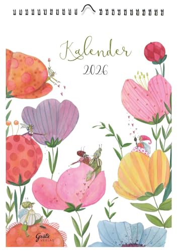 Wochenplaner Blumen 2026: Mohnblumen von Grätz Verlag GmbH