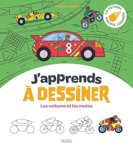 J'apprends à dessiner les voitures et les motos von FLEURUS