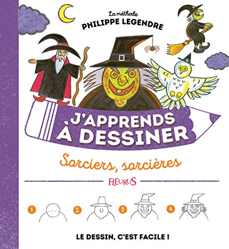 J'apprends à dessiner sorciers, sorcières von Fleurus