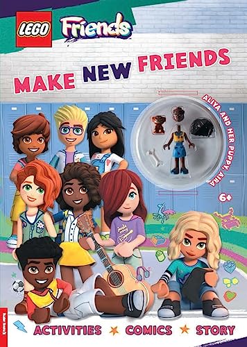 LEGO® Friends: Make New Friends (with Aliya mini-doll and Aira puppy) (LEGO® Minifigure Activity)