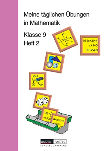 Meine täglichen Übungen in Mathematik, Klasse 9: Arbeitsheft 2 von Paetec, Berlin