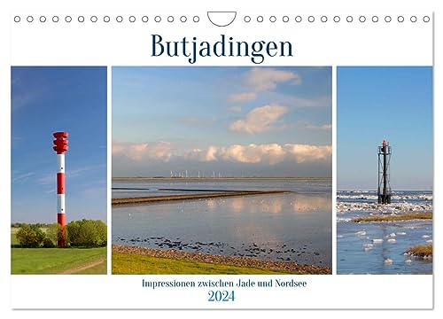 Butjadingen. Impressionen zwischen Jade und Nordsee (Wandkalender 2024 DIN A4 quer), CALVENDO Monatskalender von CALVENDO