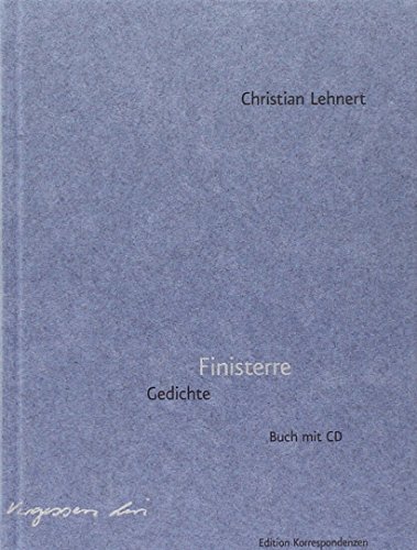 Finisterre: Gedichte: Gedichte. CD: Autorenlesung Finisterre: Gedichte: Gedichte. CD: Autorenlesung