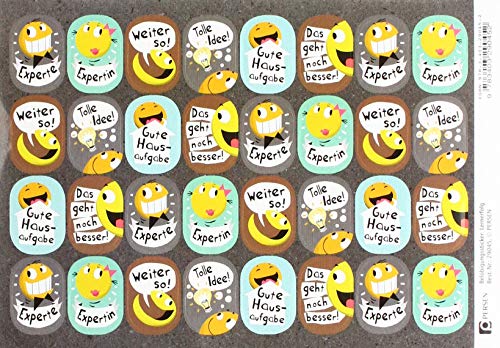 Belobigungssticker: Lernerfolg: 224 motivierende Smileys für den Unterricht (1. bis 6. Klasse) (PERSEN Belobigungssticker)