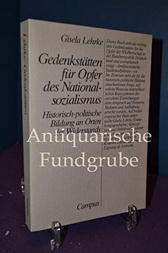 Gedenkstätten für Opfer des Nationalsozialismus von Campus Verlag