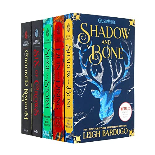 By Leigh Bardugo Collection 5 Books Set ( Shadow and Bone, Siege and Storm, Ruin and Rising , Six of Crows, Crooked Kingdom )
