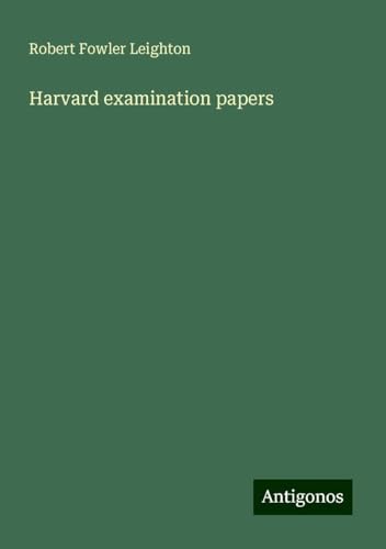 Harvard examination papers