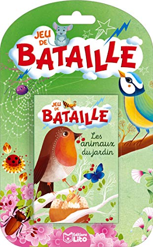 Jeu de bataille ; Les animaux du jardin : Dès 4 ans