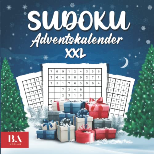 Sudoku Adventskalender 2021 XXL: Der große Rätsel Adventskalender für Erwachsene (480 Sudokus in 5 Schwierigkeitsgraden)