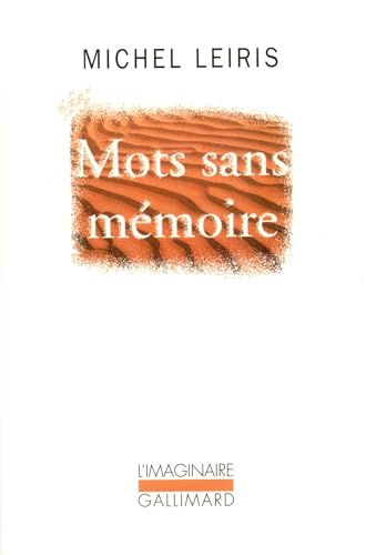 Mots sans mémoire: Simulacre, Le Point Cardinal, Glossaire j'y serre mes gloses, Bagatelles végétales, Marrons scupltés pour Miro