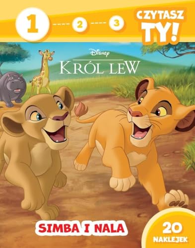 1, 2, 3, czytasz ty! Poziom 1. Simba i Nala. Disney Król Lew von Olesiejuk