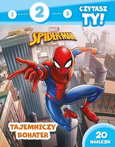 1, 2, 3, czytasz ty! Poziom 2. Tajemniczy bohater. Marvel Spider-Man von Olesiejuk