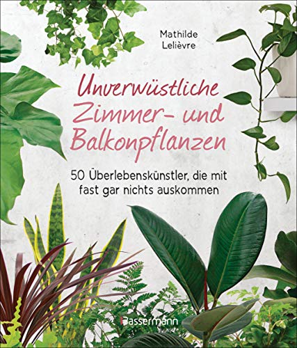 Unverwüstliche Zimmer- und Balkonpflanzen: 50 Überlebenskünstler, die mit fast gar nichts auskommen von Bassermann, Edition