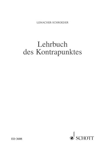 Lehrbuch des Kontrapunktes