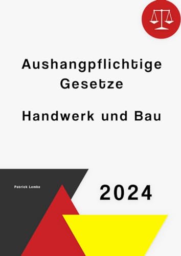Aushangpflichtige Gesetze Handwerk und Bau