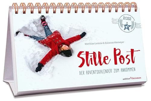 Stille Post 2022. Der Adventskalender zum Ankommen: Tischkalender zum Aufstellen. Überraschende Texte zu Weihnachten & 24 Postkarten zum Heraustrennen. Adventskalender für Erwachsene.