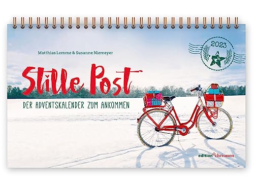 Stille Post 2023. Der Adventskalender zum Ankommen: Tischkalender zum Aufstellen. Überraschende Texte zu Weihnachten & 24 Postkarten zum Heraustrennen. Adventskalender für Erwachsene.