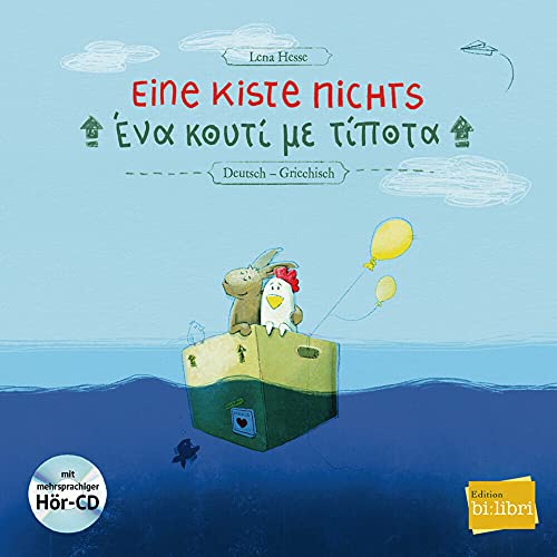 Eine Kiste Nichts: Kinderbuch Deutsch-Griechisch mit Audio-CD