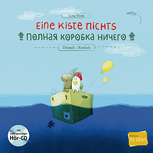 Eine Kiste Nichts: Kinderbuch Deutsch-Russisch mit Audio-CD