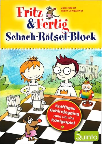 Fritz&Fertig Schach-Rätselblock: Kniffliges Gehirnjogging rund um das Königsspiel (Schach-Rätsel-Block: Spannende Schachaufgaben für Kinder) von Chess-Base