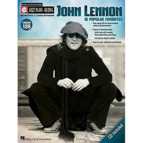 Jazz Play Along: John Lennon (Book/CD): CD, Play-Along für Instrument(e) (Hal Leonard Jazz Play-Along, Band 189): Jazz Play-Along Volume 189