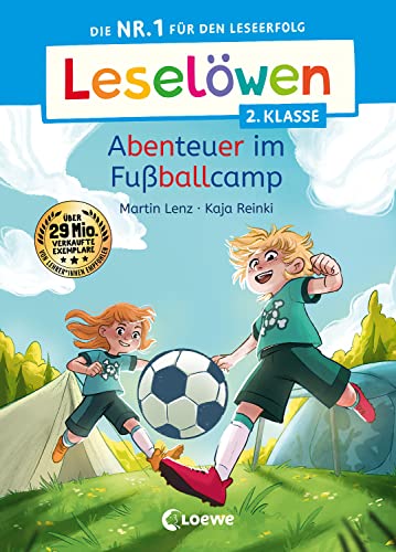 Leselöwen 2. Klasse - Abenteuer im Fußballcamp: Die Nr. 1 für den Leseerfolg - Mit Leselernschrift ABeZeh - Erstlesebuch für Kinder ab 7 Jahren von Loewe