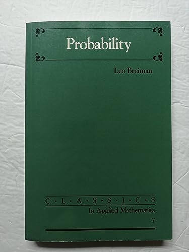 Probability (Classics in Applied Mathematics, Band 7)