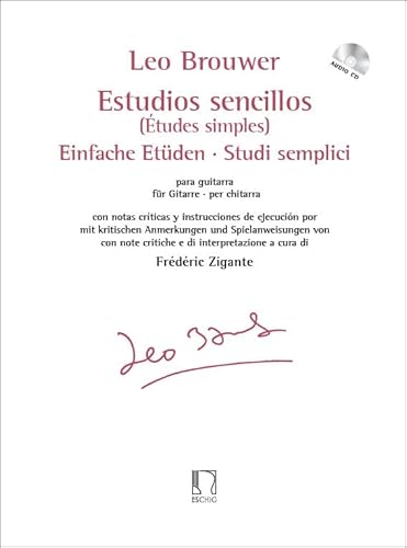 Estudios Sencillos - Einfache Etüden + CD