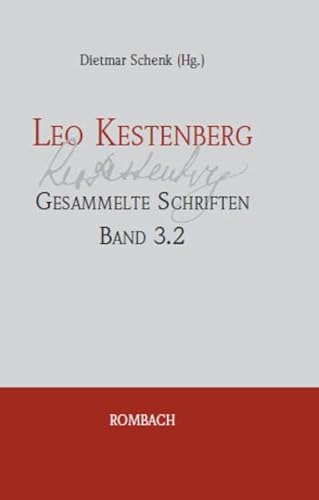 Kestenberg, Leo, Bd.3/2 : Briefe an und von Paul Bekker. Briefe aus der Prager und Tel Aviver Zeit von Rombach