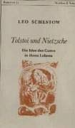 Tolstoi und Nietzsche: Die Idee des Guten in ihren Lehren von Matthes & Seitz Berlin