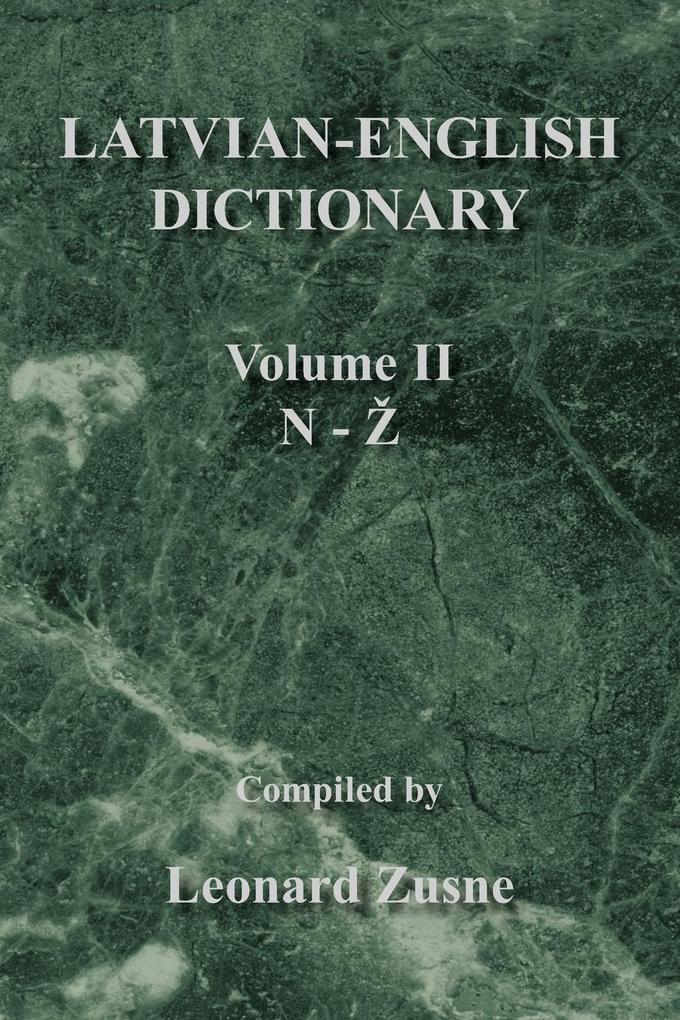 Latvian-English Dictionary von Xlibris