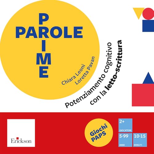 Prime parole. Potenziamento cognitivo con la letto-scrittura (Giochi educativi) von Erickson