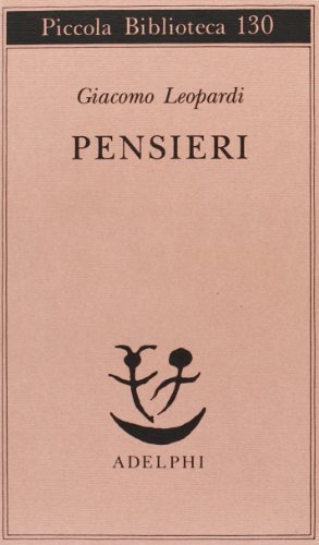 Pensieri (Piccola biblioteca Adelphi) Pensieri (Piccola biblioteca Adelphi)