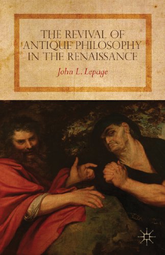 The Revival of Antique Philosophy in the Renaissance von MACMILLAN