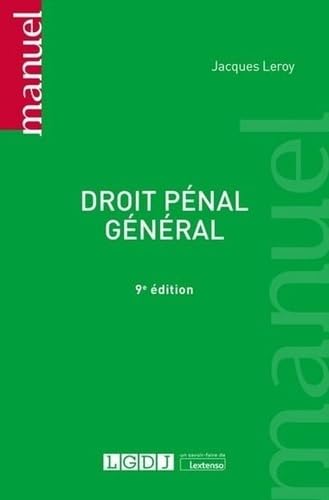 Droit pénal général (2022) von LGDJ