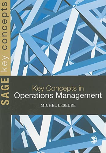 Key Concepts in Operations Management (Sage Key Concepts series) von Sage Publications