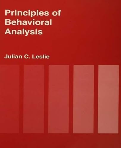 Principles of behavioural analysis