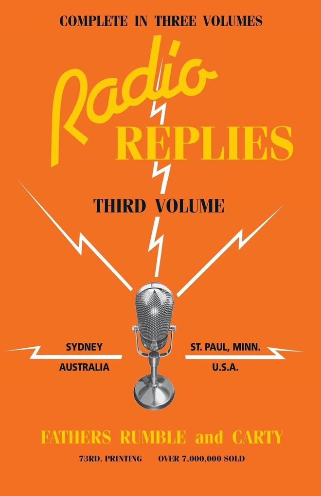 Radio Replies Vol. 3 von TAN Books
