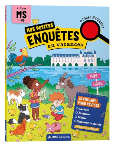 Mes petites enquêtes en vacances - de la MS à la GS - Cahier de vacances 2025 von AUZOU