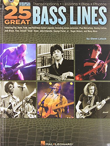 25 Great Bass Lines: Transcriptions, Lessons, Bios, Photos