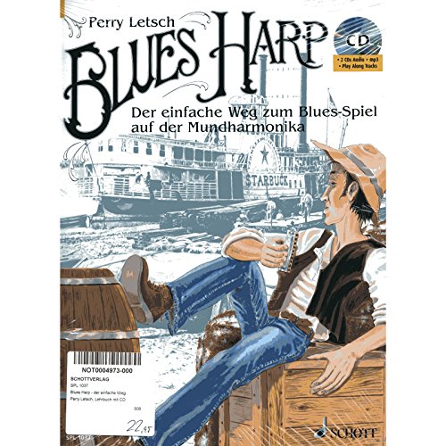 Blues Harp: Der einfache Weg zum Blues-Spiel auf der Mundharmonika. Mundharmonika. Lehrbuch mit CD. (Schott Pro Line)