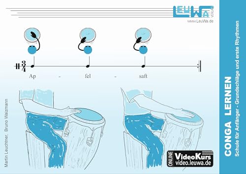 Conga lernen: Schule für Anfänger - Grundschläge und erste Rhythmen (Hefte für Percussionsinstrumente)