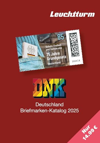 Leuchtturm 372895 Briefmarken-Katalog DNK Deutschland seit 1849, Ausgabe 2025- Nachschlagewerk für deutsche Briefmarken, farbig illustriert von Leuchtturm