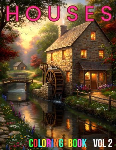 HOUSES, Volume 2 - Coloring Book - 108 pages! Featuring high quality, beautiful drawings of houses!: A COLOR THAT coloring book. SUPER VALUE, HIGH ... ILLUSTRATIONS. For adults and all ages 12+ HOUSES, Volume 2 - Coloring Book - 108 pages! Featuring high quality, beautiful drawings of houses!: A COLOR THAT coloring book. SUPER VALUE, HIGH ... ILLUSTRATIONS. For adults and all ages 12+ von Independently published