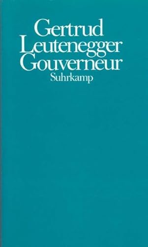 Gouverneur: Roman. von Suhrkamp Verlag